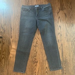 LOFT jeans gray 12P 31P modern skinny